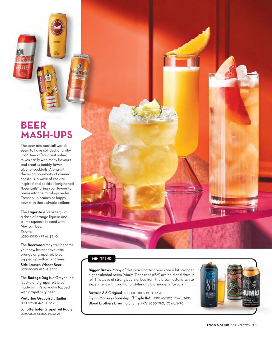 LCBO Food & Drink Preview Pages
