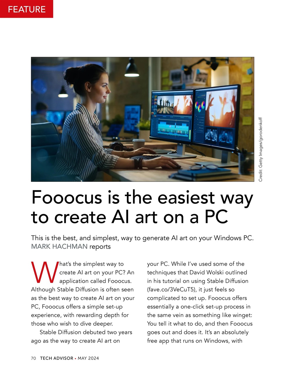 Tech Advisor Preview Pages