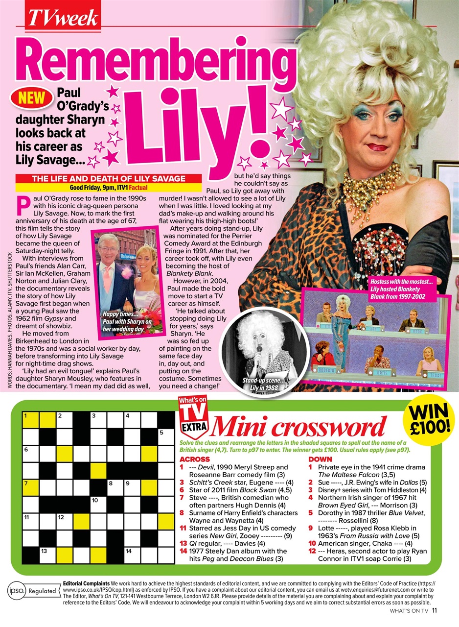 What's on TV Preview Pages