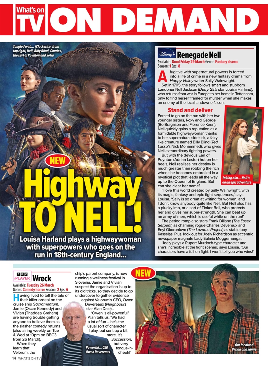 What's on TV Preview Pages