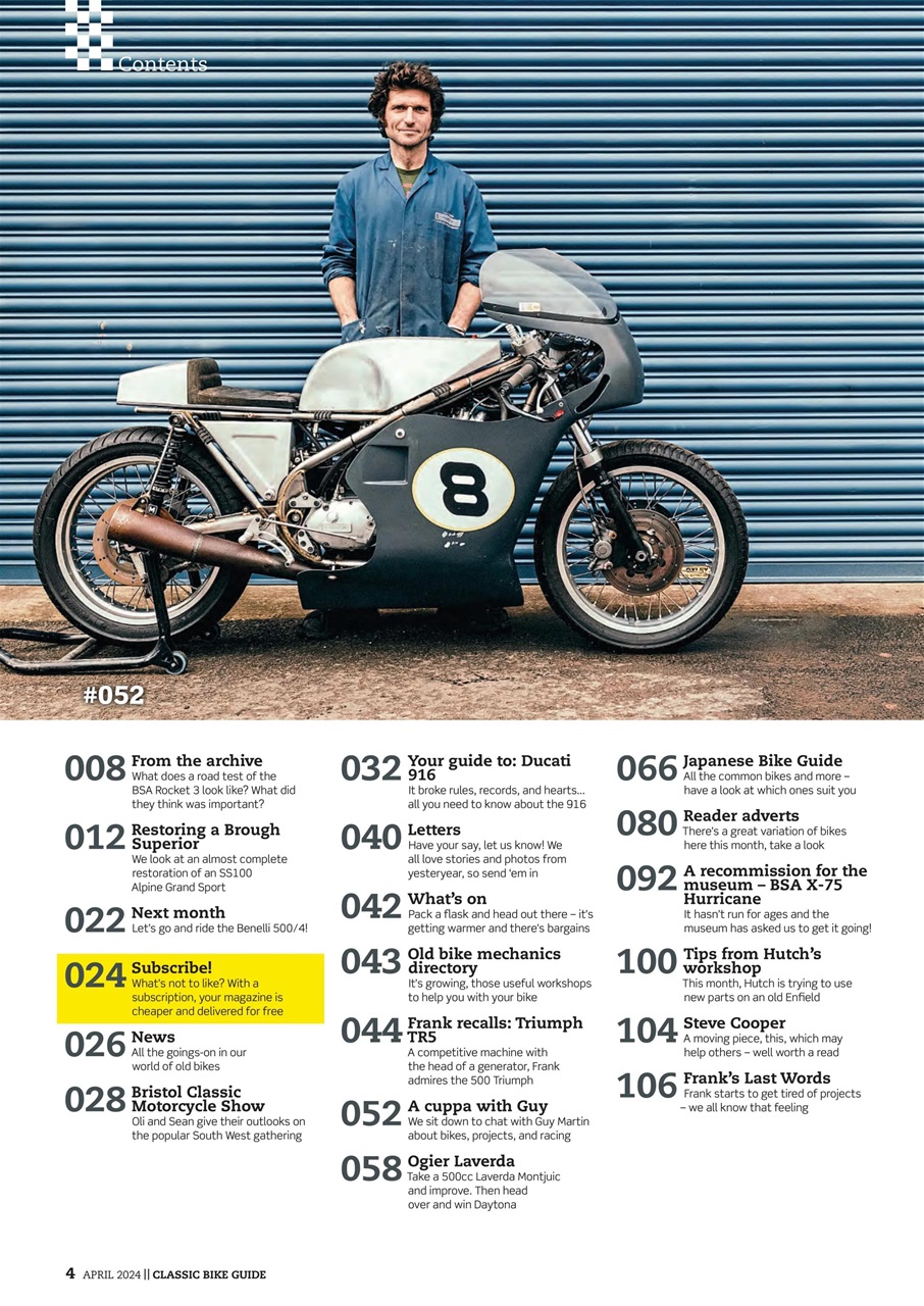 Classic Bike Guide Preview Pages
