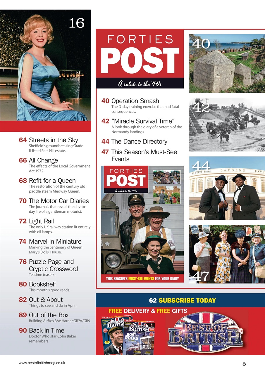 Best of British Preview Pages