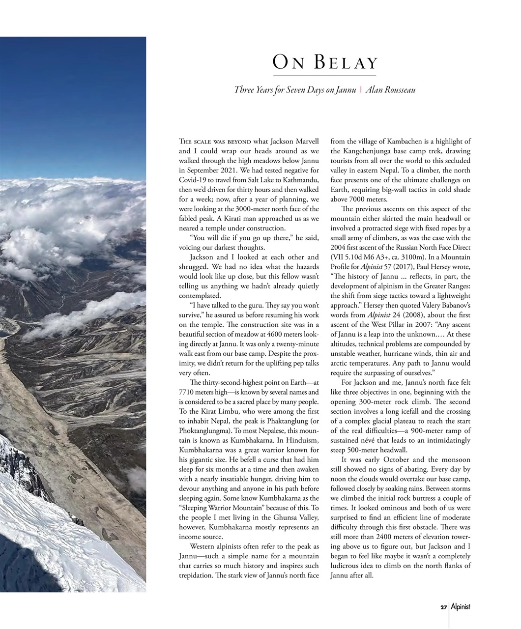 Alpinist Preview Pages
