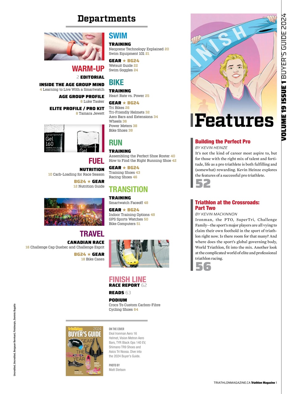Triathlon Magazine Canada Preview Pages