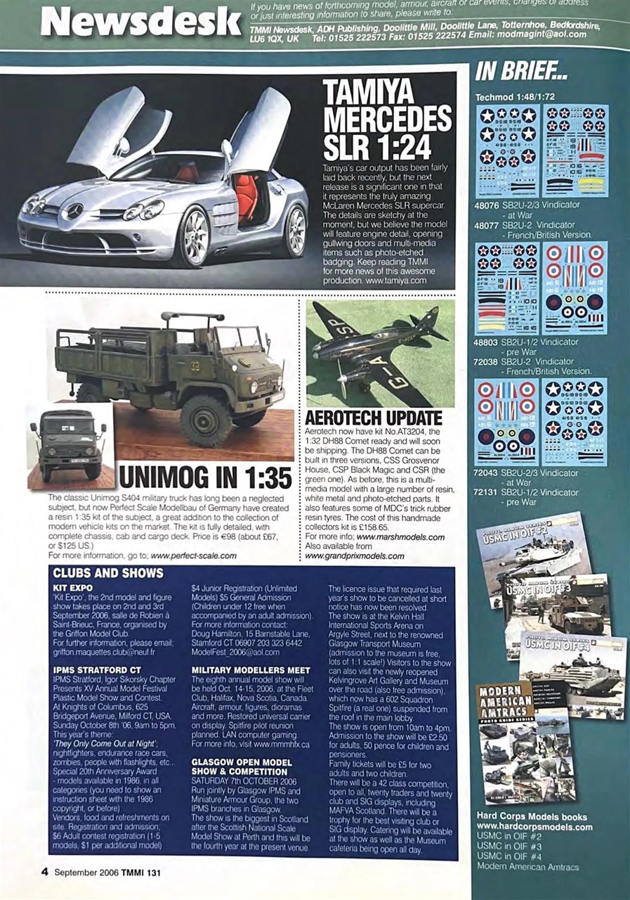 Tamiya Model Magazine Preview Pages