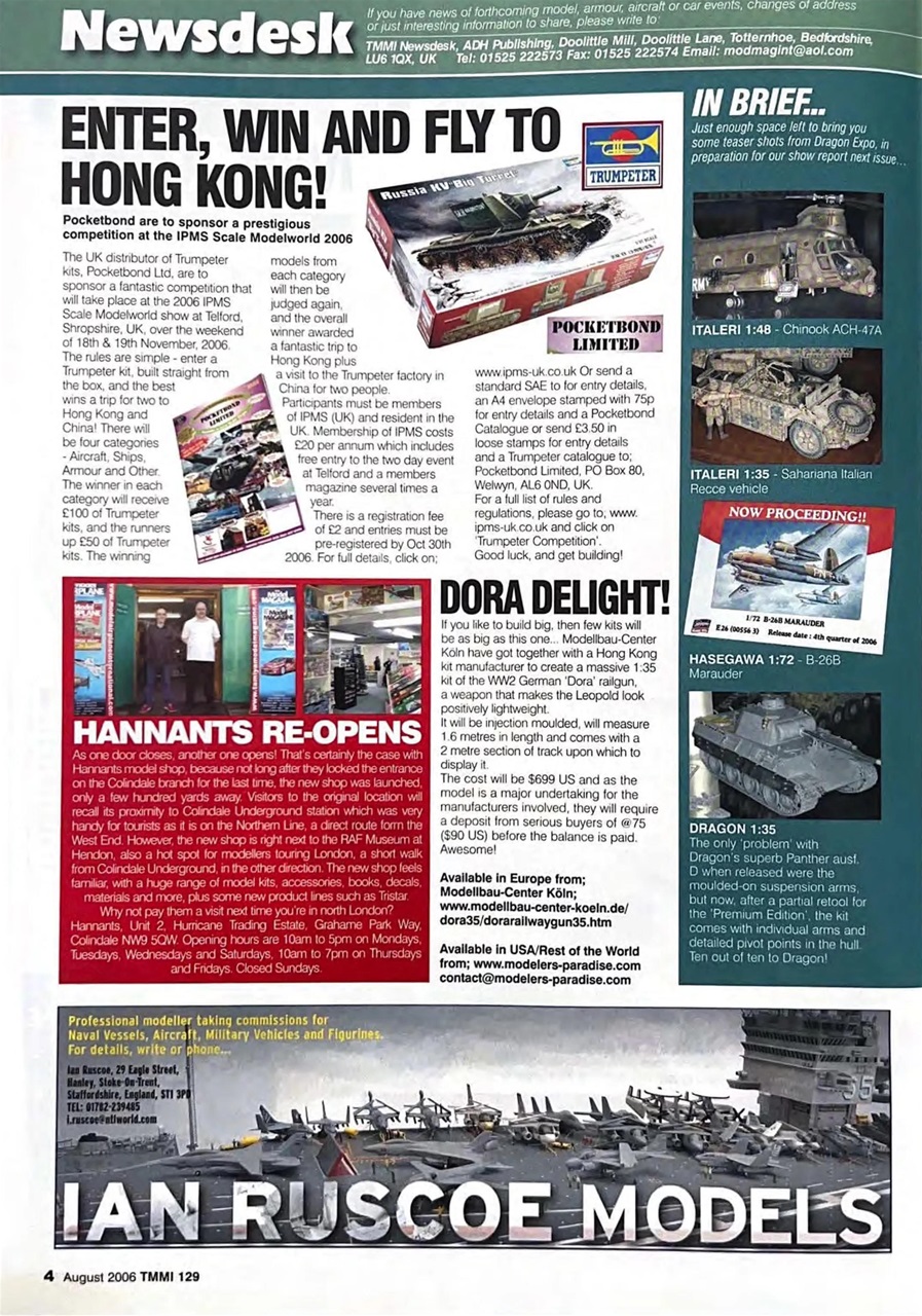 Tamiya Model Magazine Preview Pages