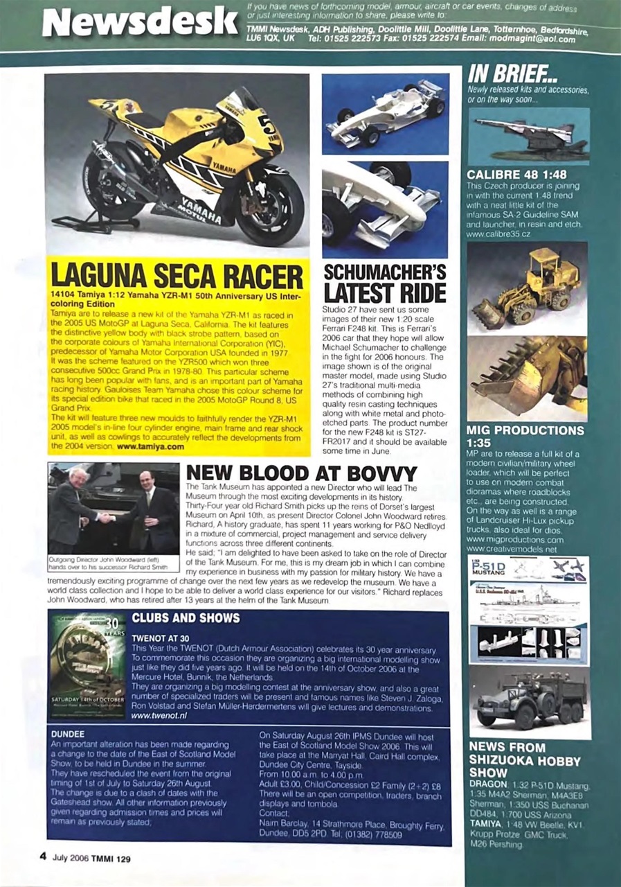 Tamiya Model Magazine Preview Pages