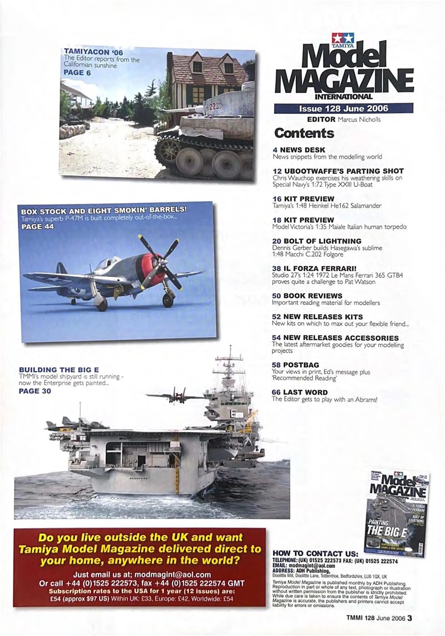 Tamiya Model Magazine Preview Pages