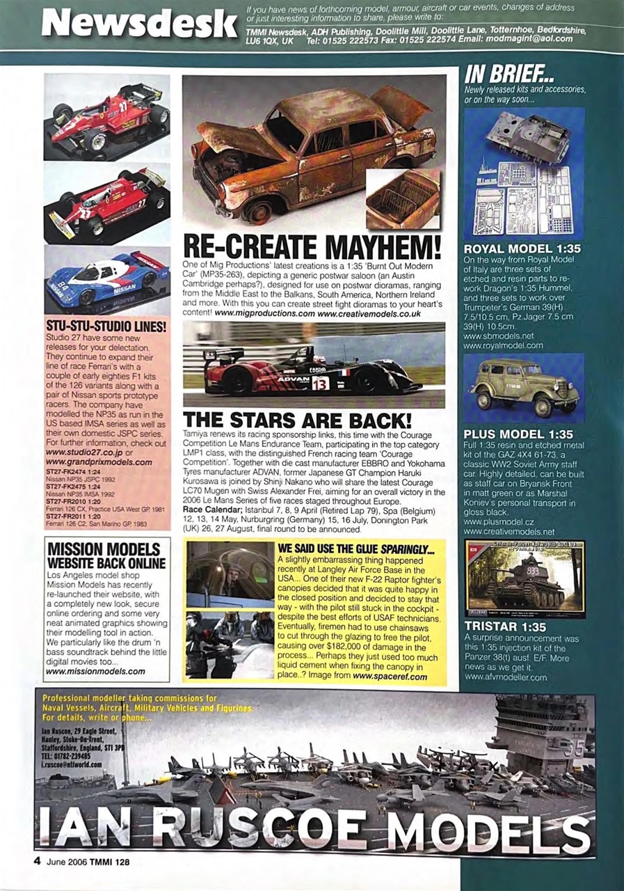 Tamiya Model Magazine Preview Pages