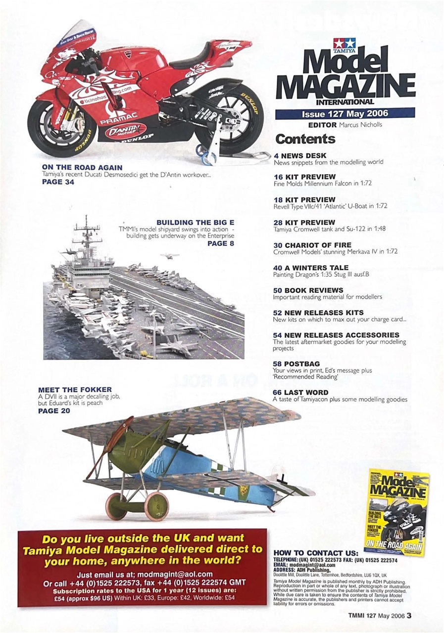 Tamiya Model Magazine Preview Pages