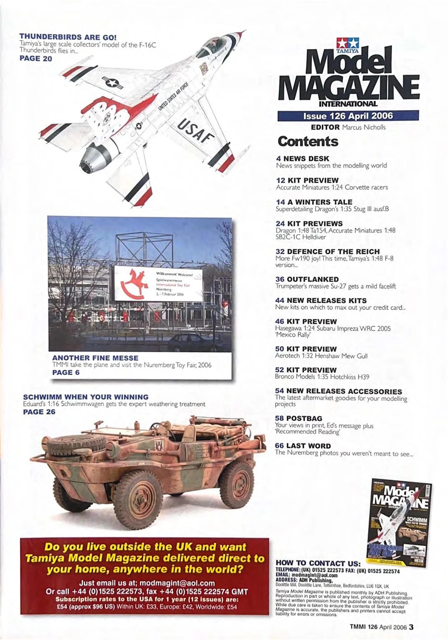 Tamiya Model Magazine Preview Pages