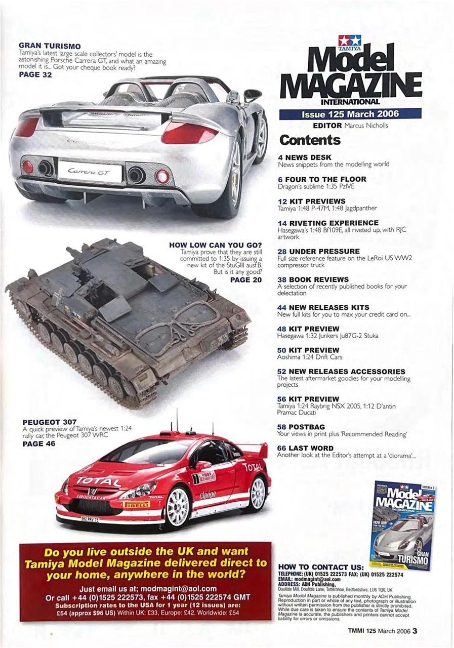Tamiya Model Magazine Preview Pages