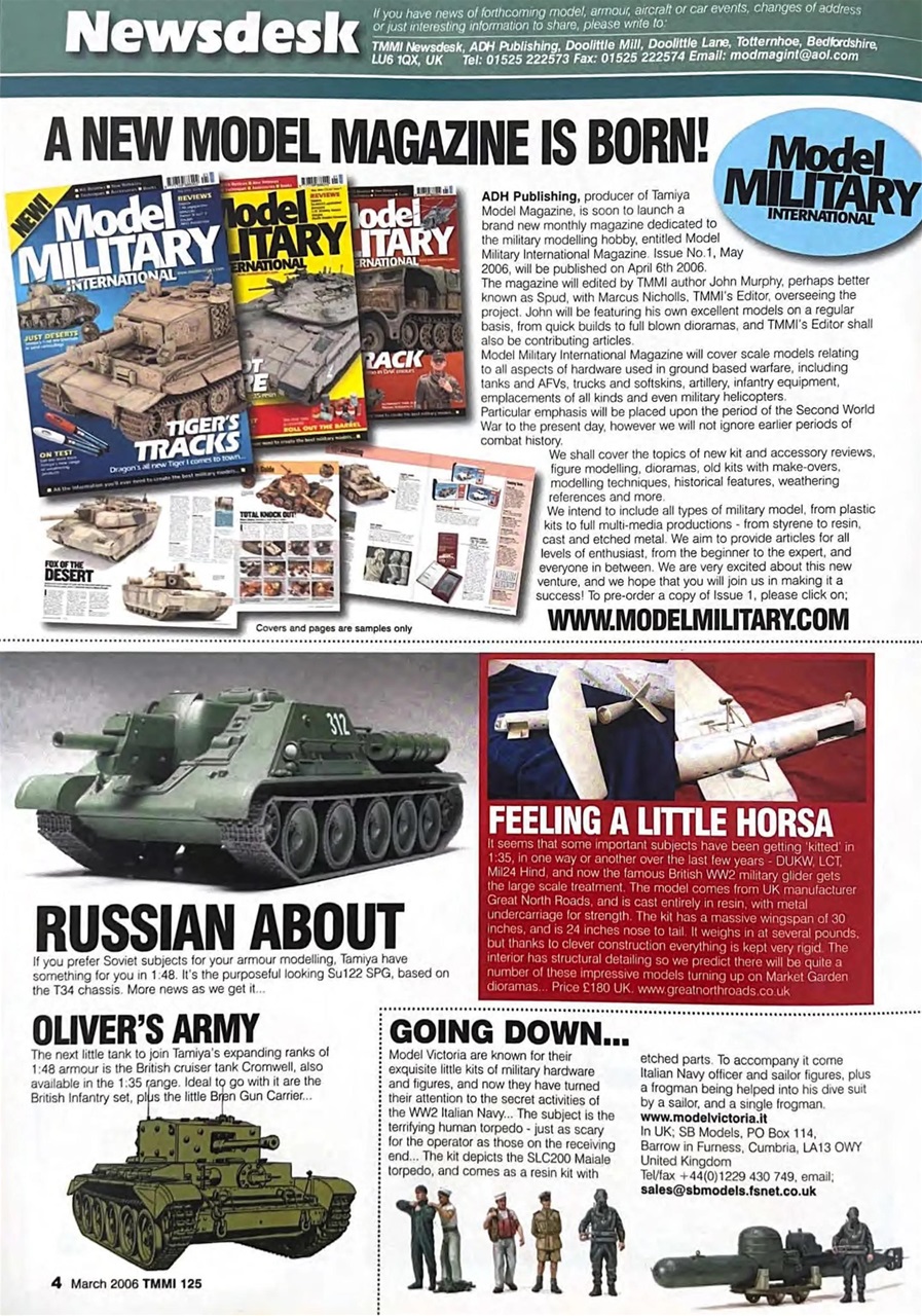 Tamiya Model Magazine Preview Pages