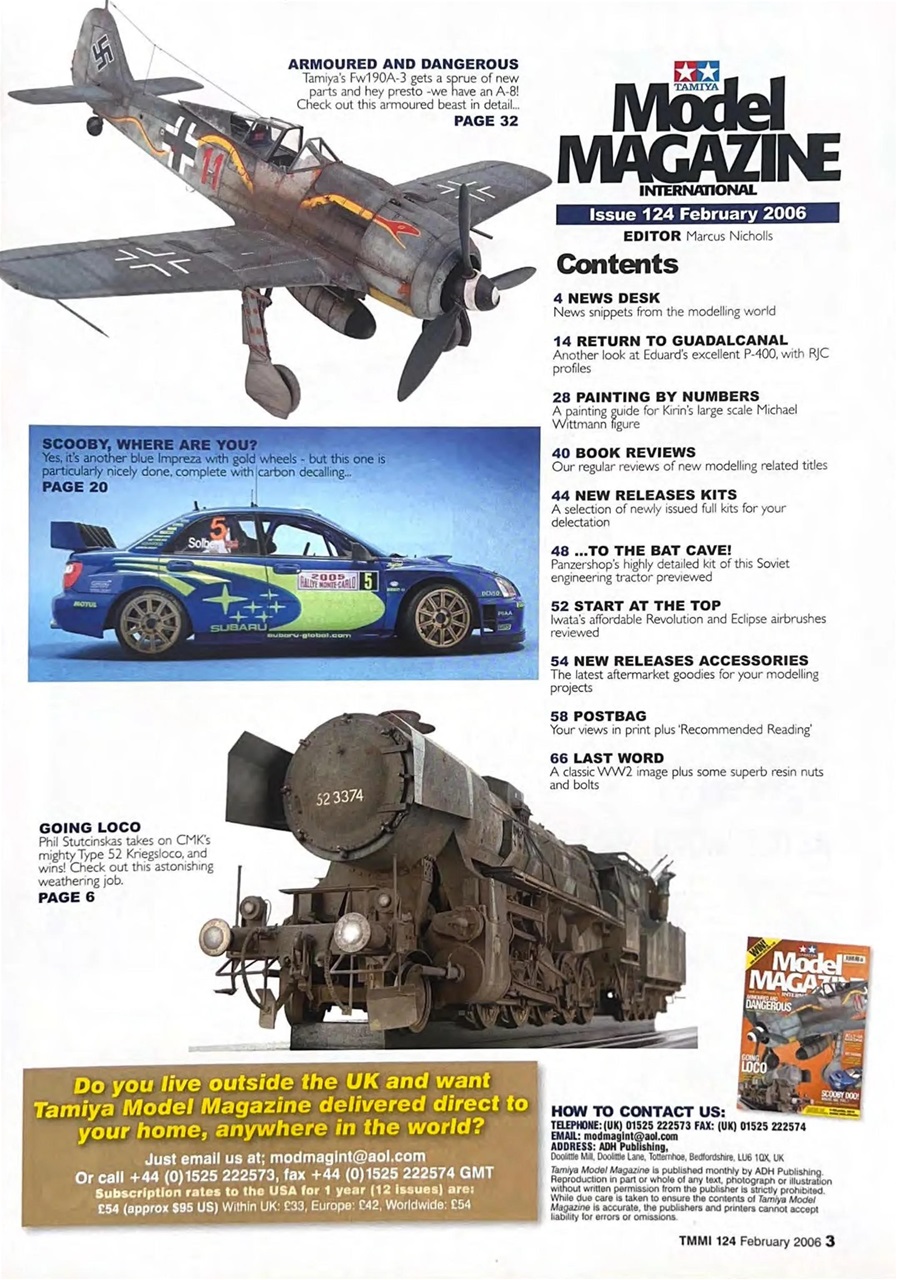 Tamiya Model Magazine Preview Pages