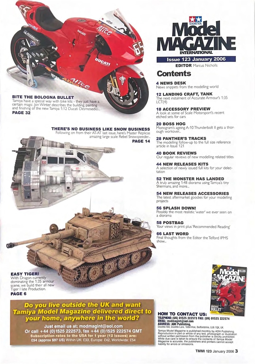 Tamiya Model Magazine Preview Pages