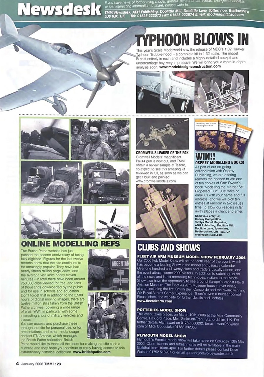 Tamiya Model Magazine Preview Pages