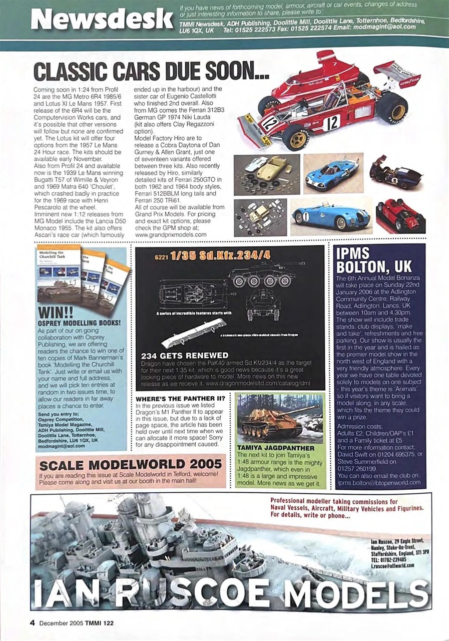 Tamiya Model Magazine Preview Pages
