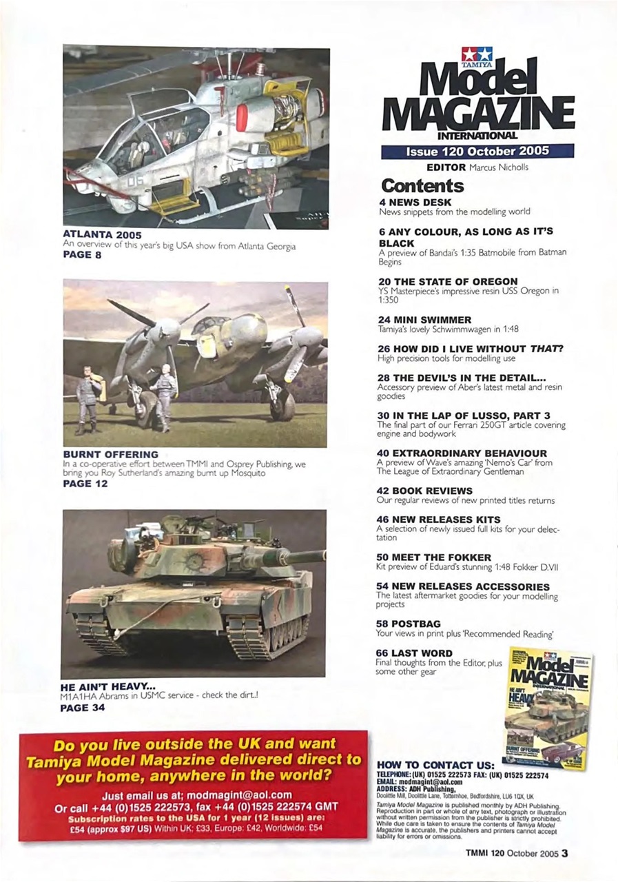 Tamiya Model Magazine Preview Pages