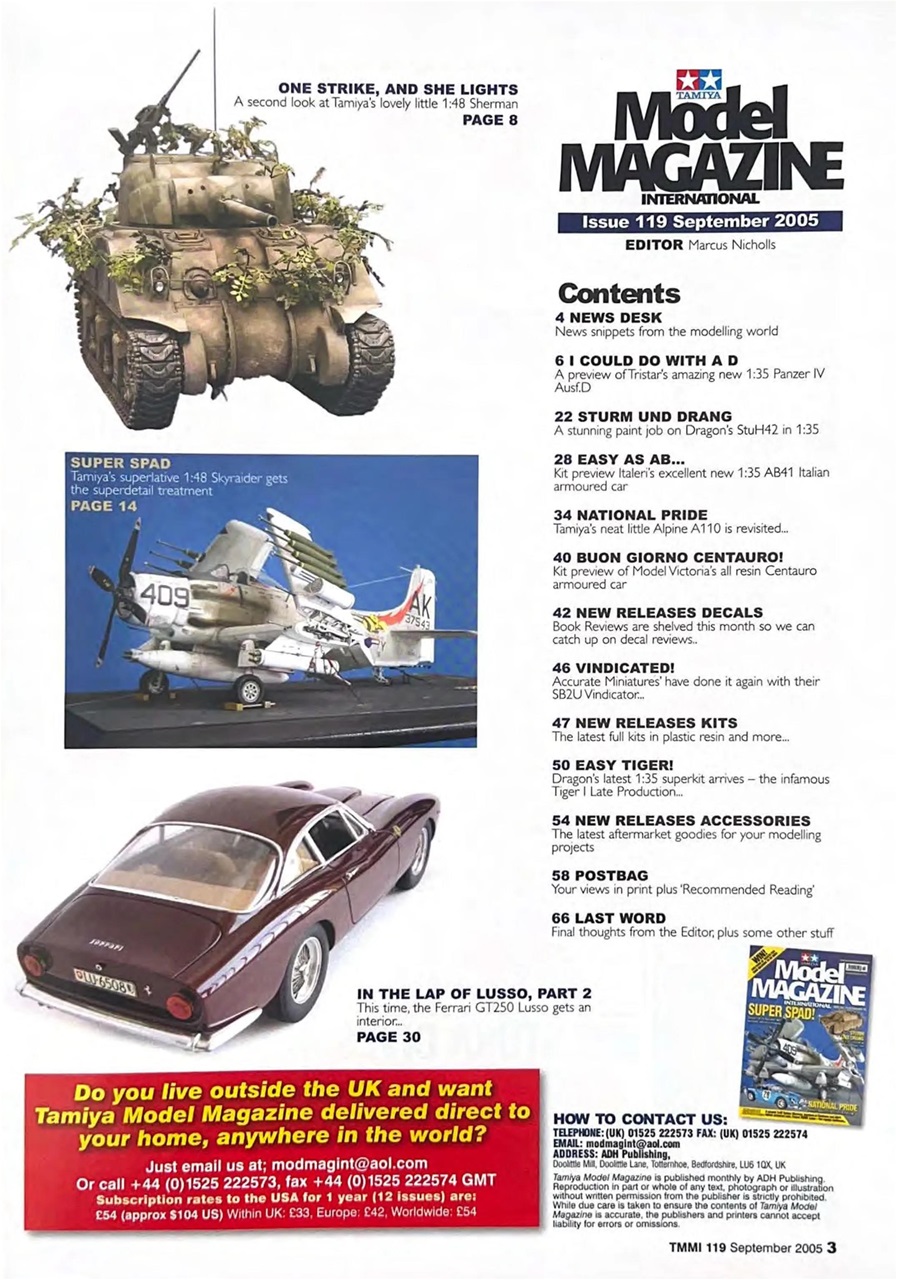 Tamiya Model Magazine Preview Pages