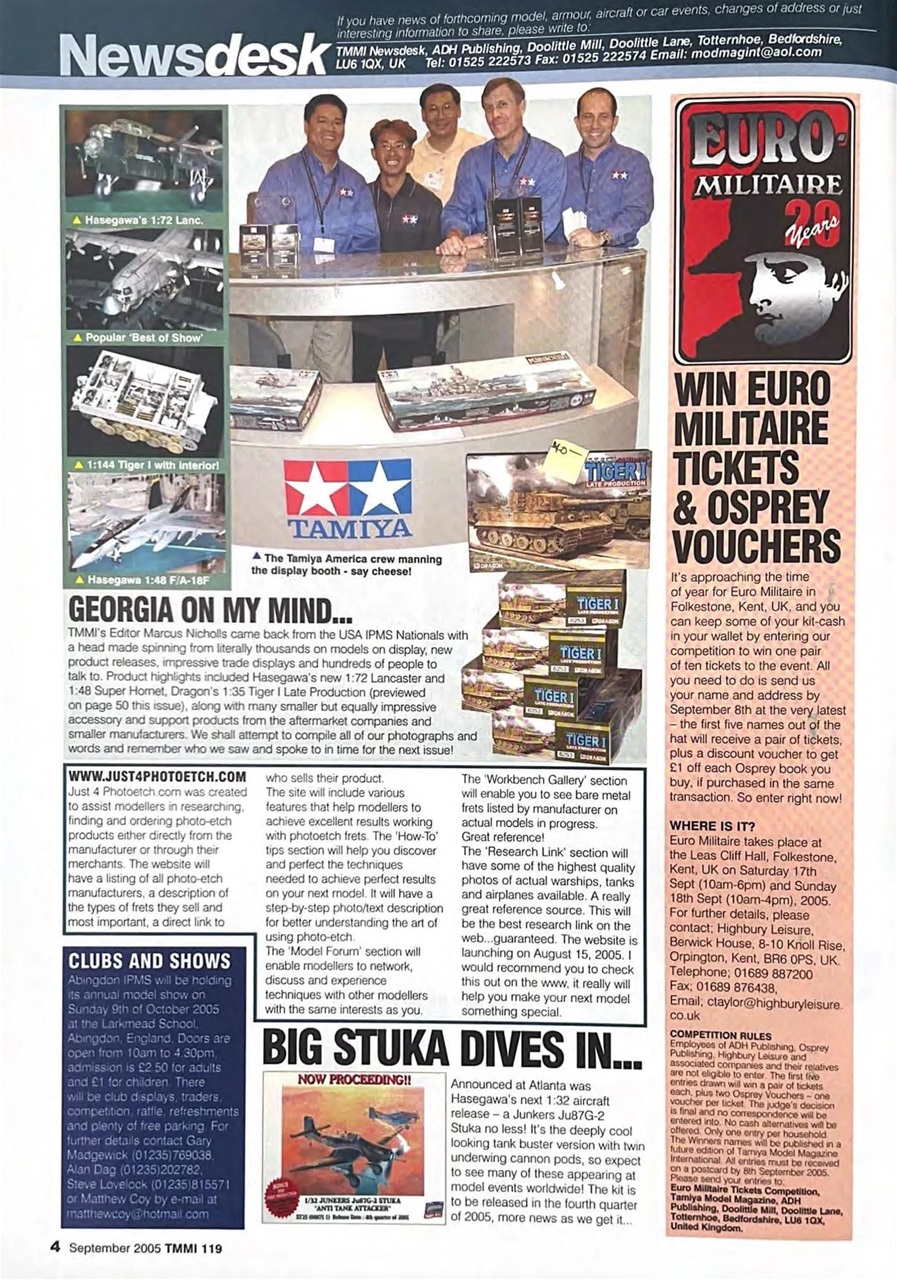 Tamiya Model Magazine Preview Pages