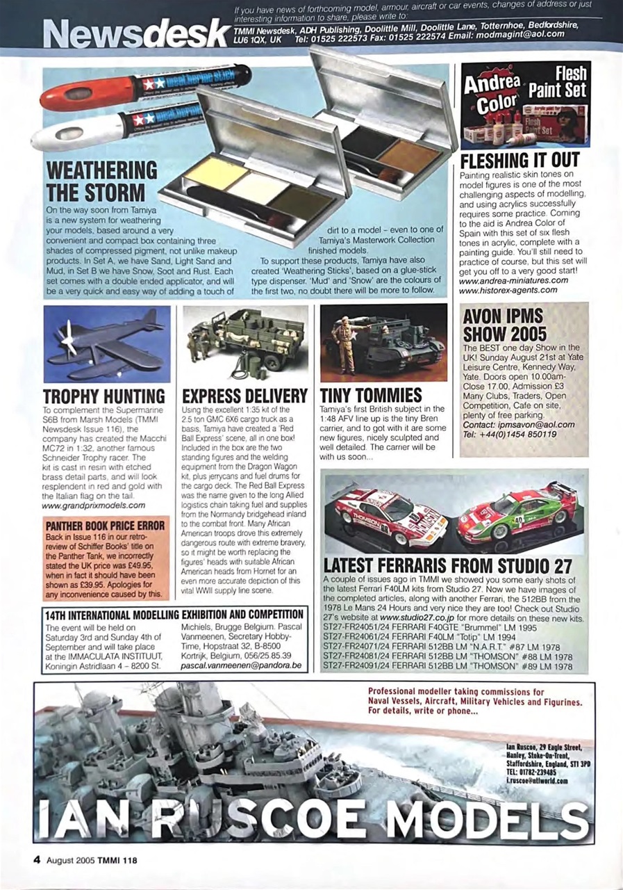 Tamiya Model Magazine Preview Pages