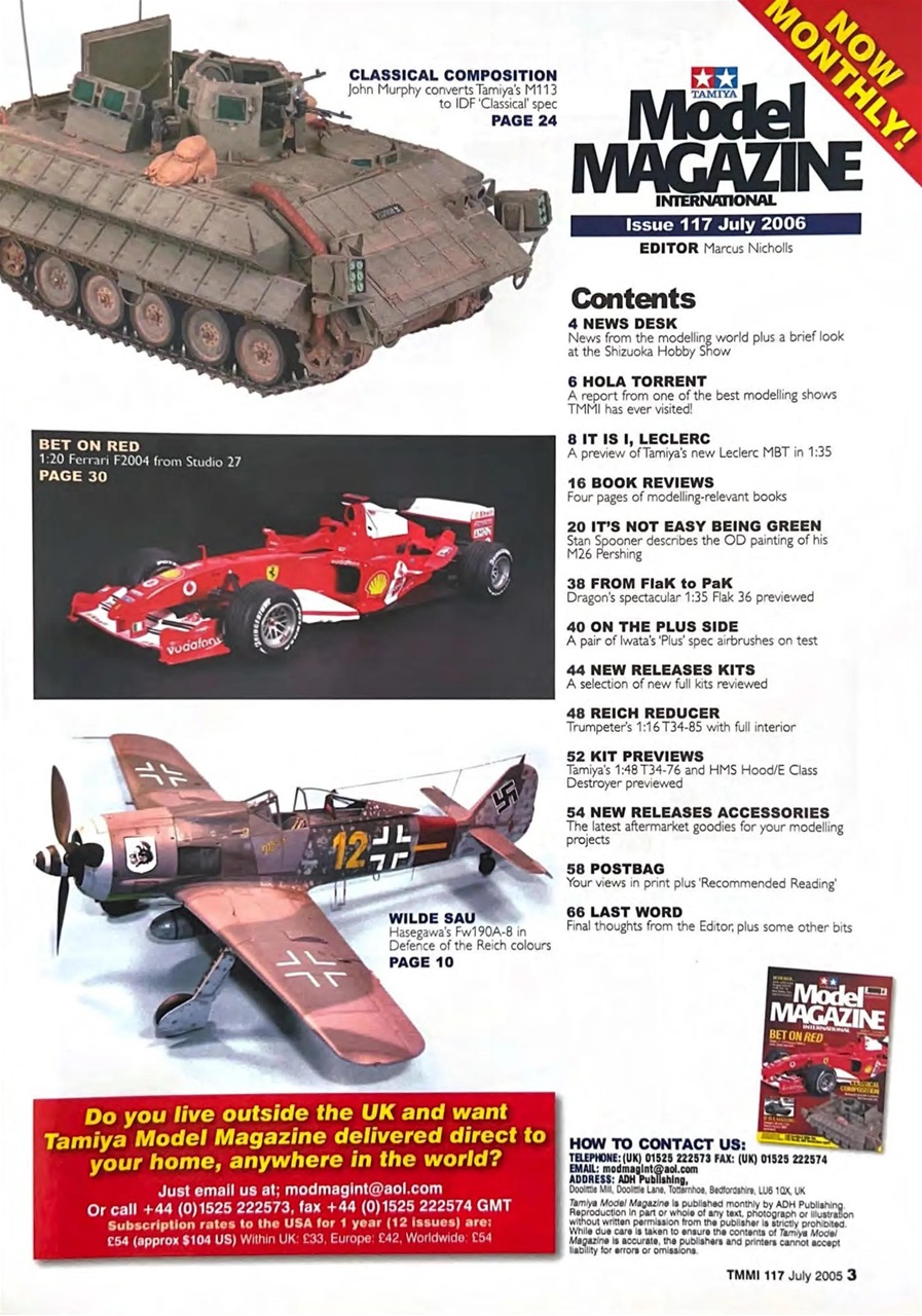 Tamiya Model Magazine Preview Pages