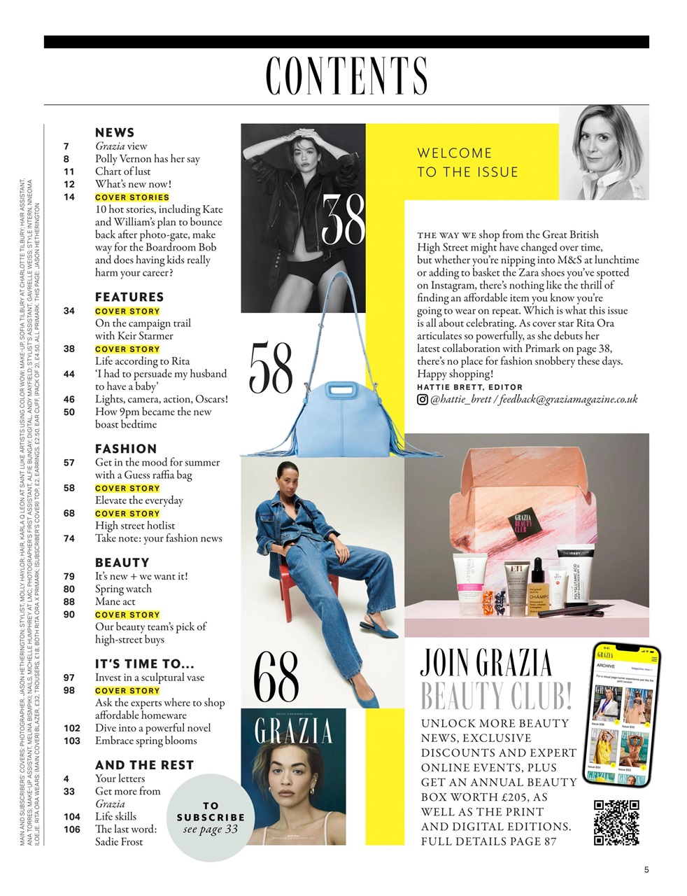 Grazia Preview Pages