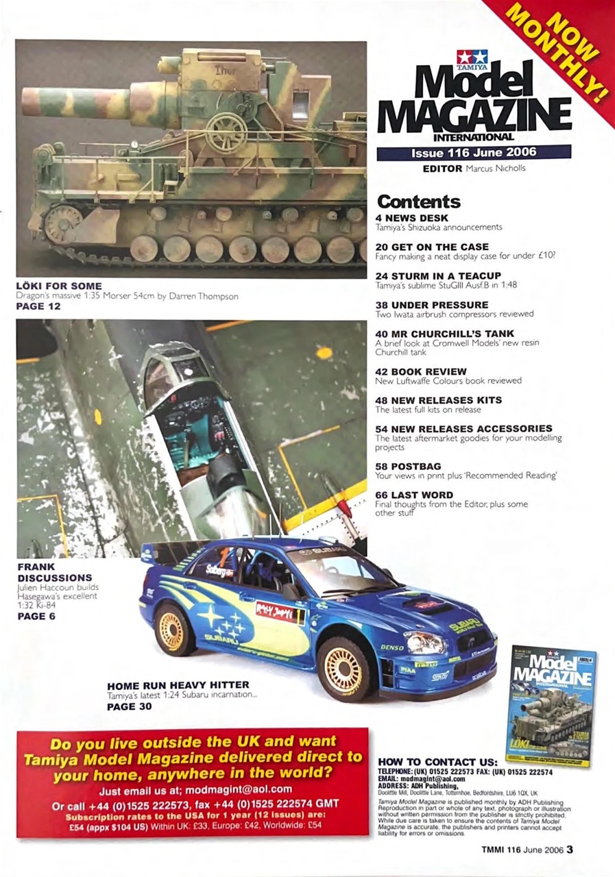 Tamiya Model Magazine Preview Pages