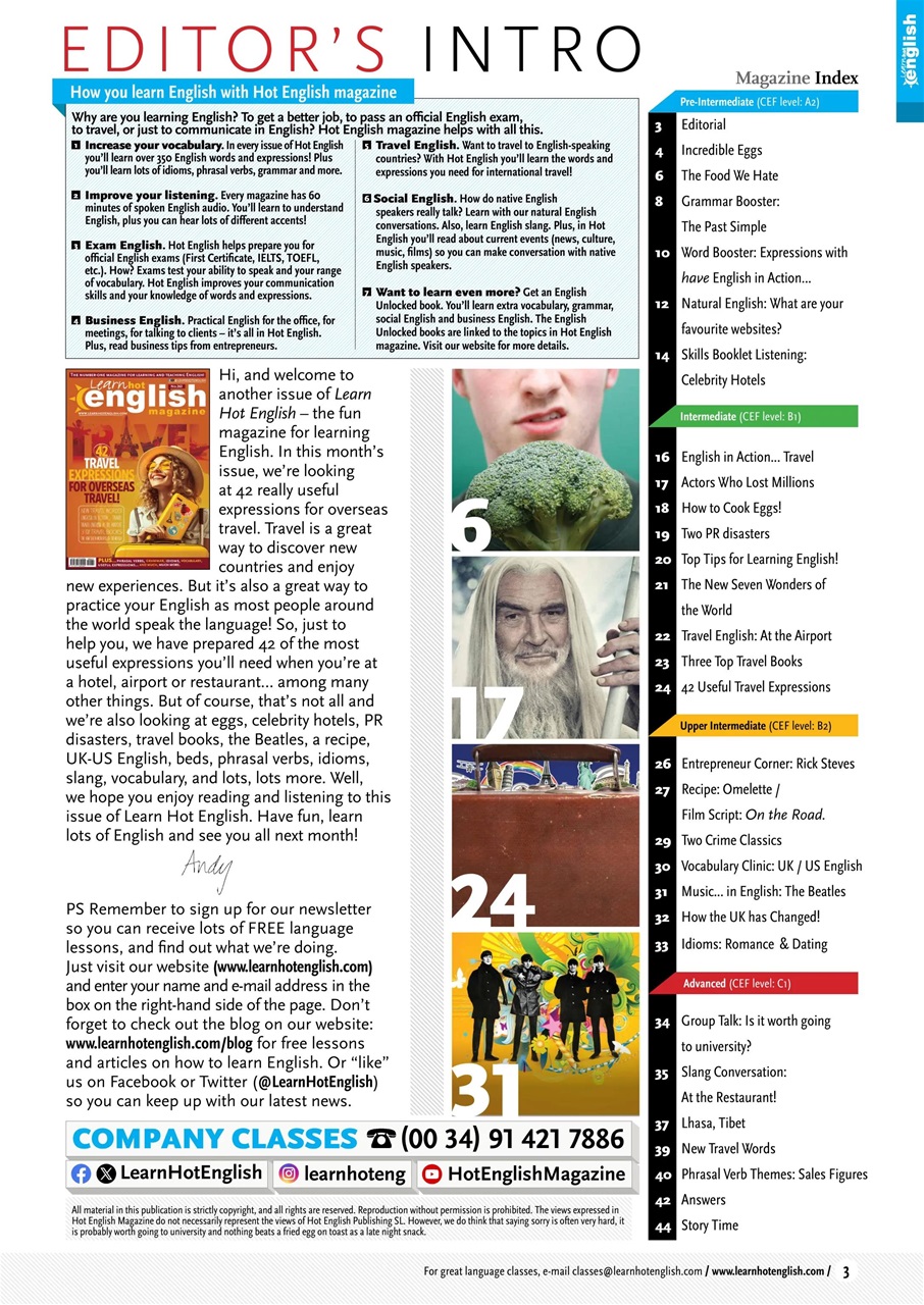 Learn Hot English Preview Pages