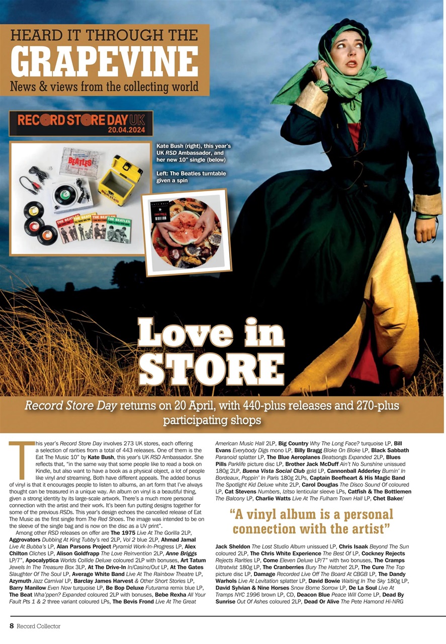 Record Collector Preview Pages