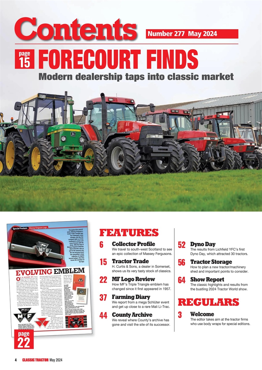 Classic Tractor Preview Pages