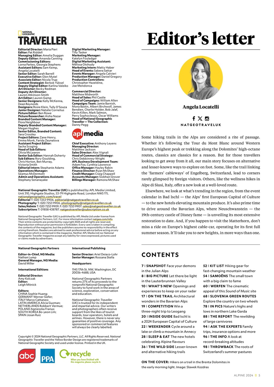 National Geographic Traveller UK Preview Pages