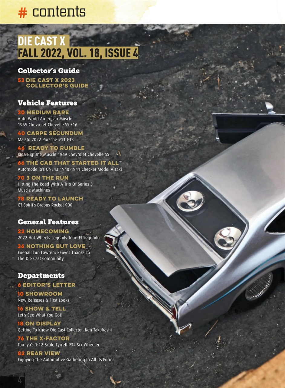 Die Cast X Magazine Preview Pages