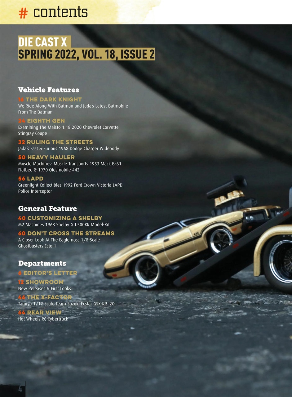 Die Cast X Magazine Preview Pages
