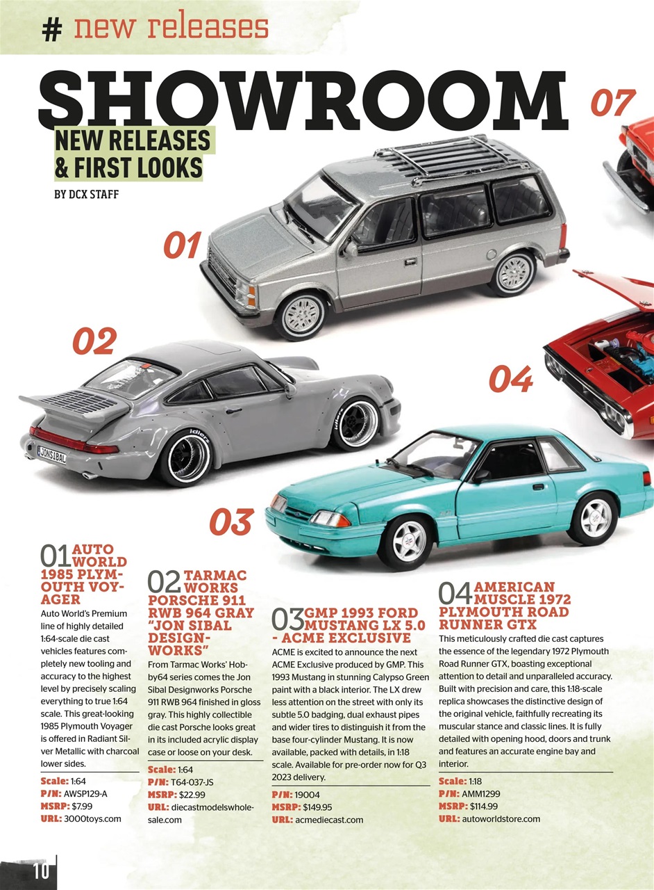 Die Cast X Magazine Preview Pages