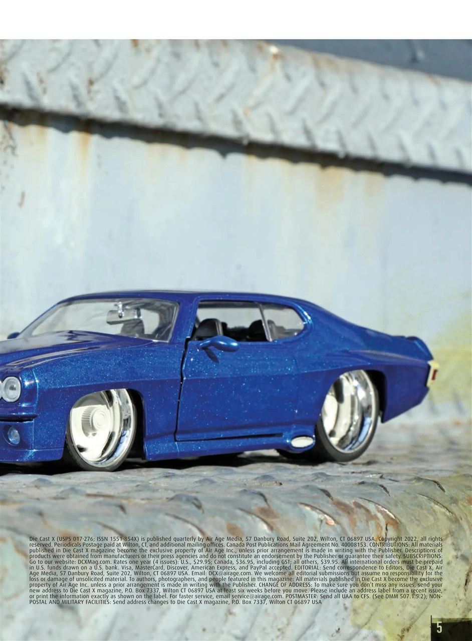 Die Cast X Magazine Preview Pages