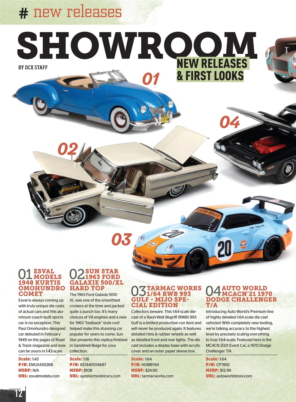 Die Cast X Magazine Preview Pages