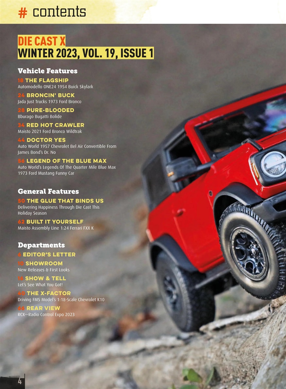 Die Cast X Magazine Preview Pages