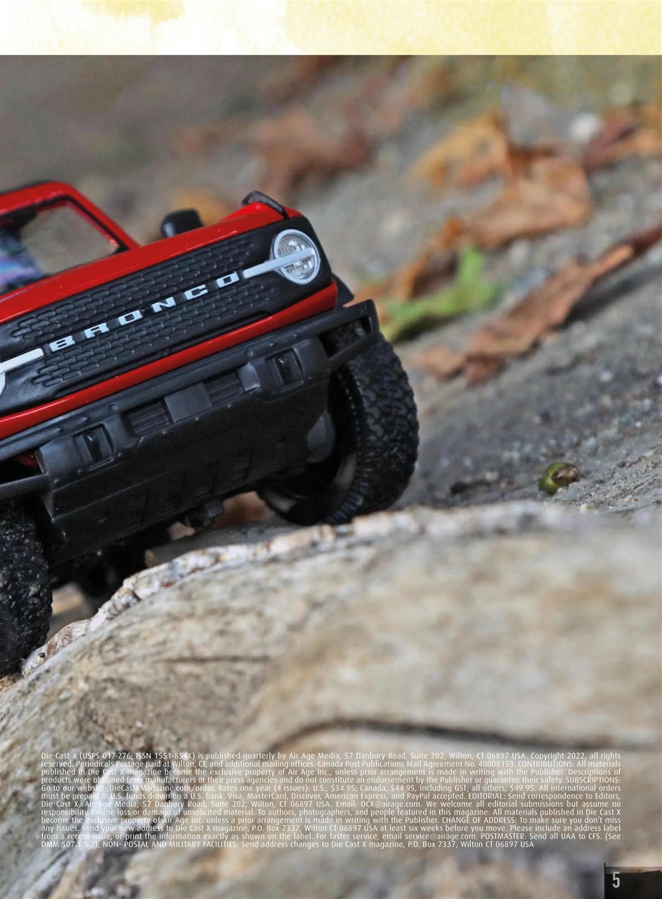 Die Cast X Magazine Preview Pages