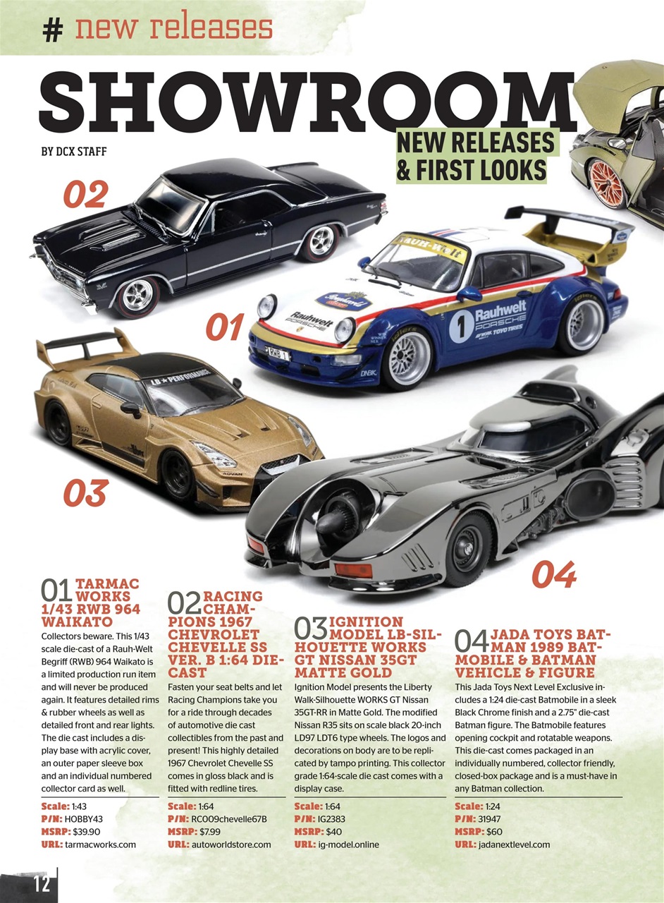 Die Cast X Magazine Preview Pages