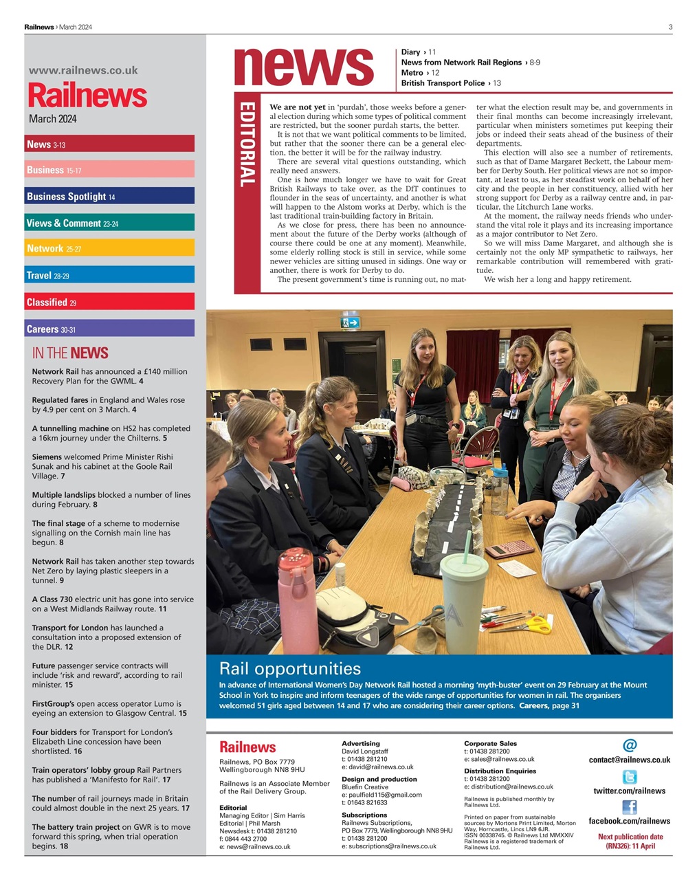 Railnews Preview Pages