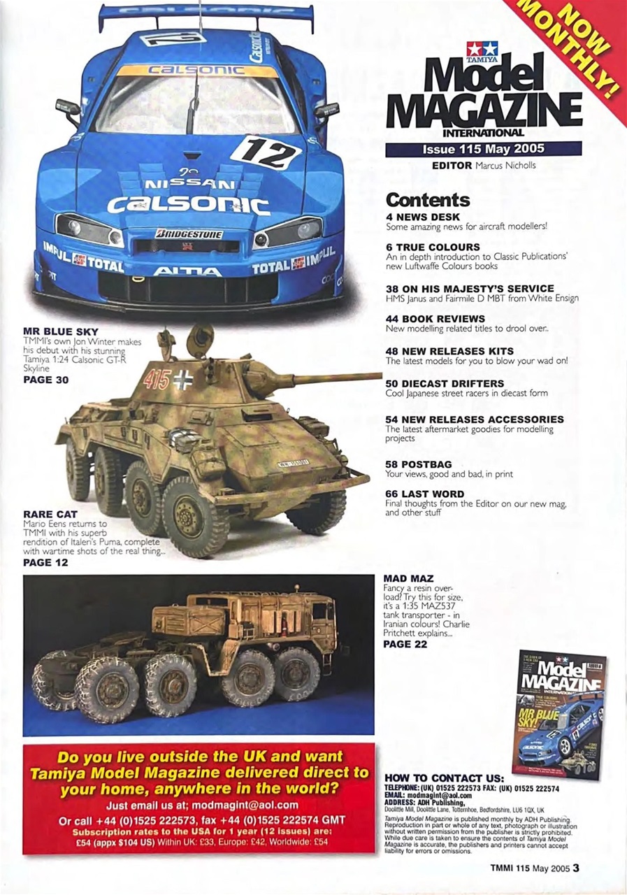 Tamiya Model Magazine Preview Pages