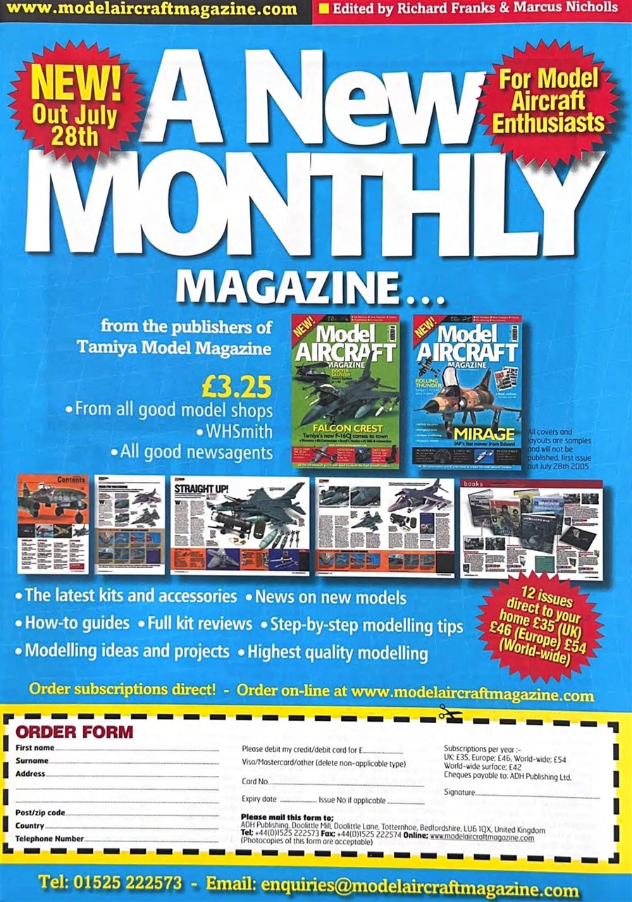 Tamiya Model Magazine Preview Pages