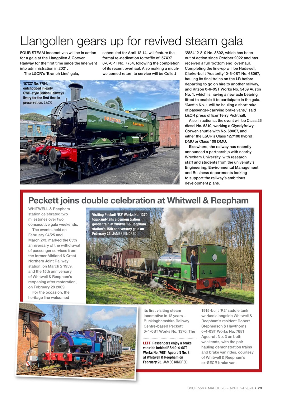 Steam Railway Preview Pages