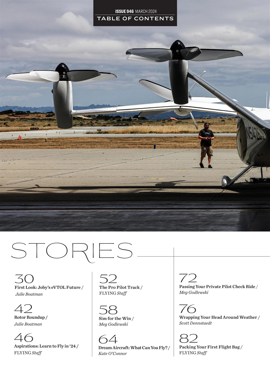 FLYING Magazine Preview Pages