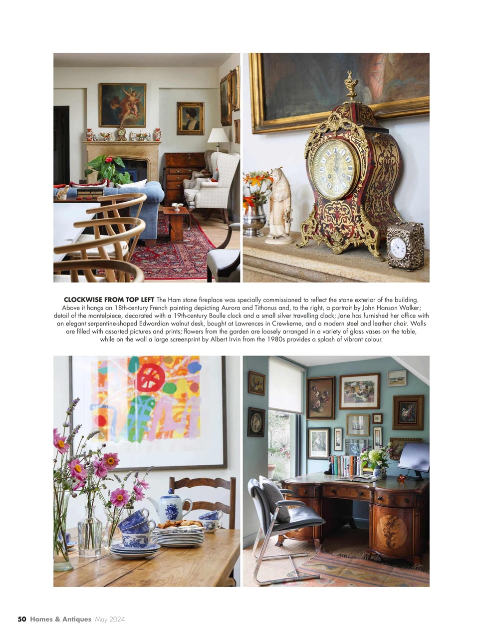 Homes & Antiques Magazine Preview Pages