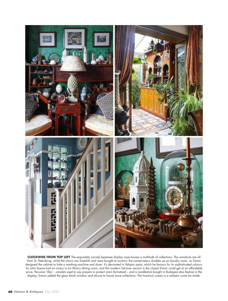 Homes & Antiques Magazine Preview Pages