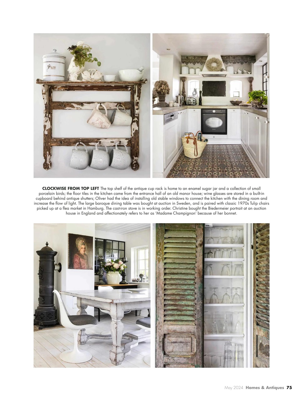 Homes & Antiques Magazine Preview Pages