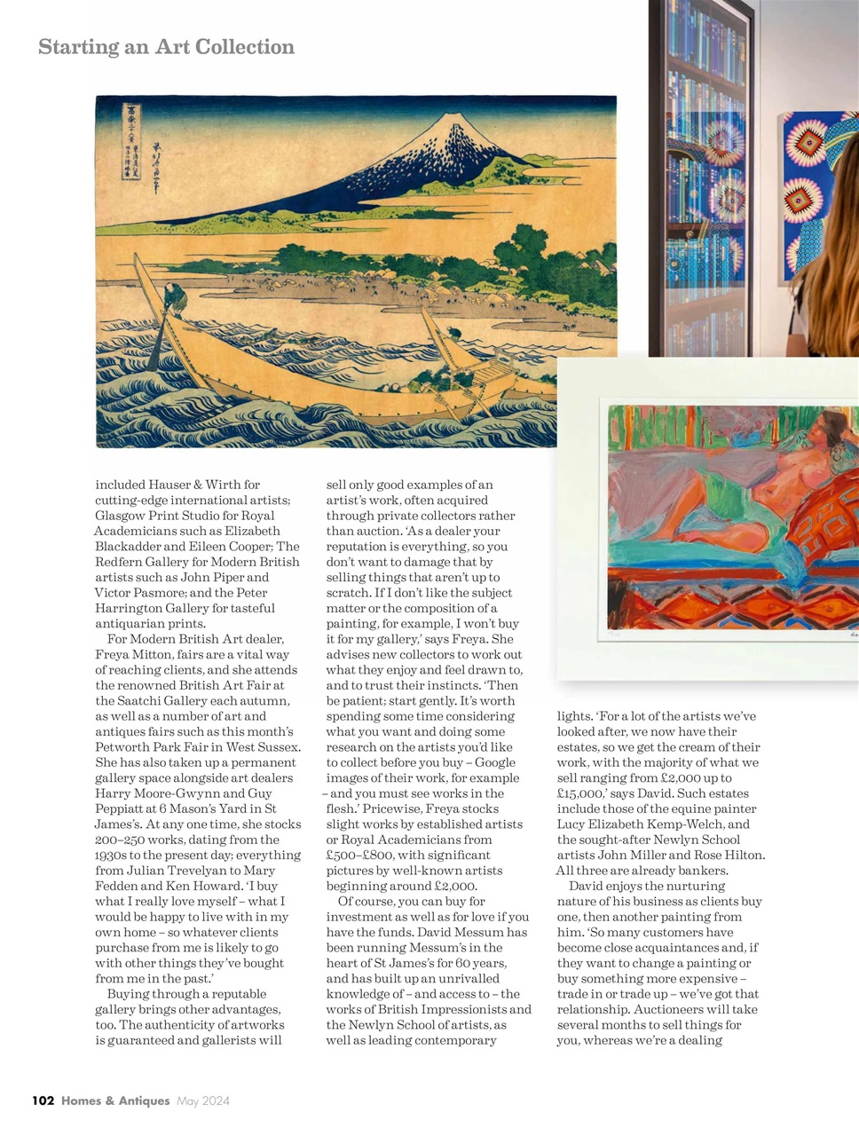 Homes & Antiques Magazine Preview Pages