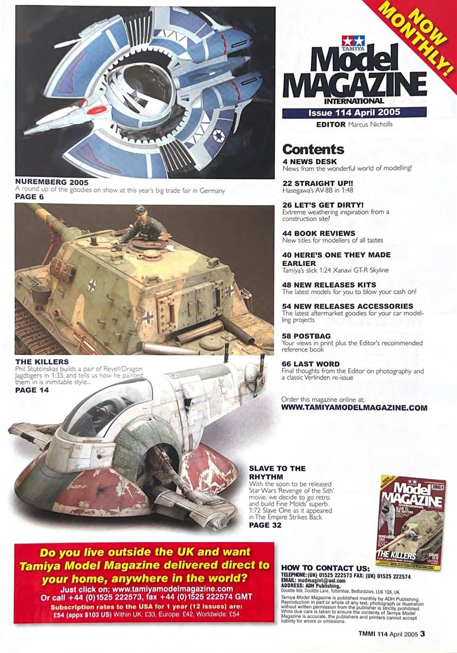 Tamiya Model Magazine Preview Pages